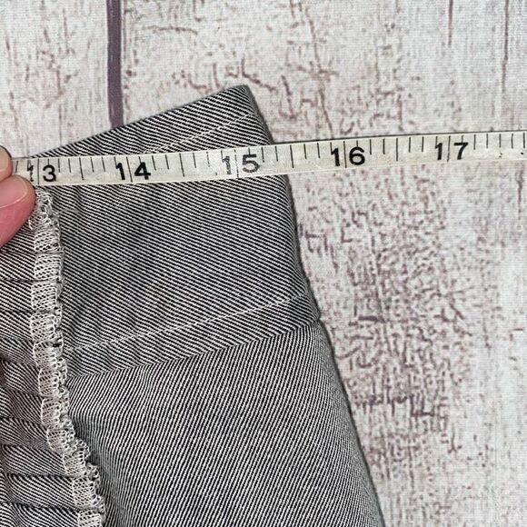 Express stretch women 7/8 wrap mini skirt grey - Picture 6 of 7